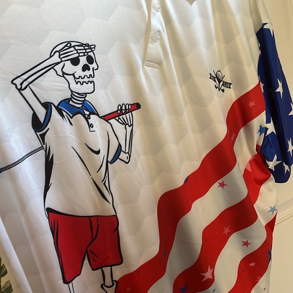 HALLOWEEN GOLF SHIRT MENS - Picture 3 of 6